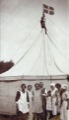 Asta & Frederik's Wedding - Ane Nielsen & 3 Family Members Outside Reception Tent