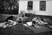 Children on 'Bjørnekær Beach'