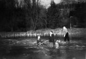 Skating on Gremmersteen Pond