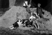 Rolf, Grete, Aase & Inge in the Sandpile