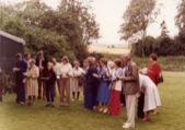 Golden Wedding Anniversary - Guests Singing for Morning Coffee