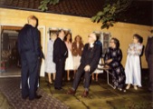 Golden Wedding Anniversary - With Guests on Patio