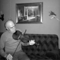 Frederik Playing Violin - 1983