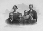 Berthel Bertelsen's Family: L-R Berthel, Marie, Hans Christian, Edith, Jutta, Frederik