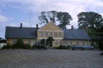 Peder, Karl & Frederik's Cars in the Yard of Karl Lassen's Farm in Viuf