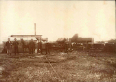 Grågård - Field Workers Digging Peat