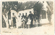 Group at Ravnsborg Farm - Frederik Bertelsen & JP Lassen to Right