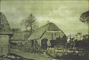 Thorning Parsonage in Sten Stensen Blicher's Time (Drawing from Home of Peder & Anna Lassen)